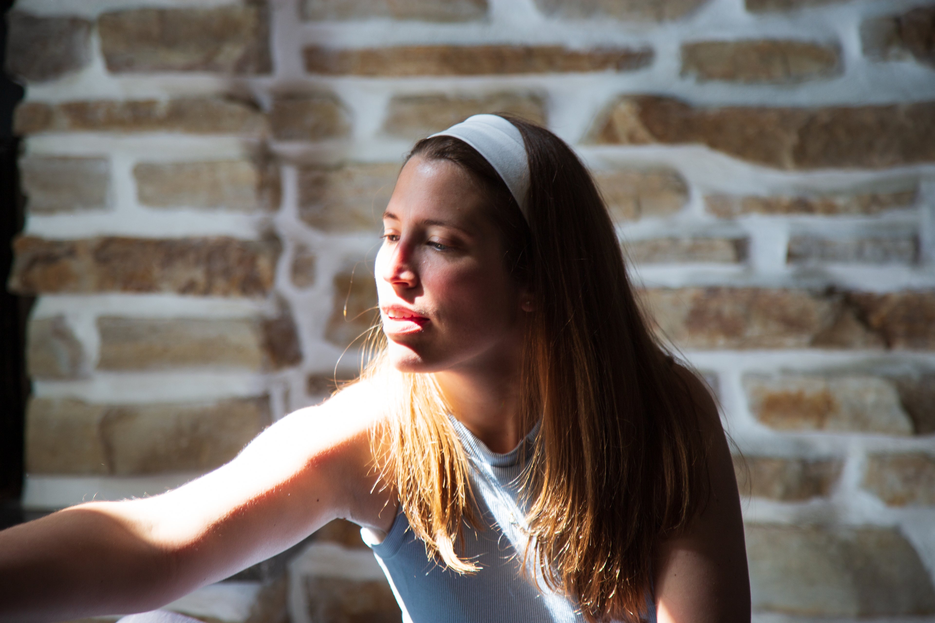 Échantillon - bandeau plat blanc