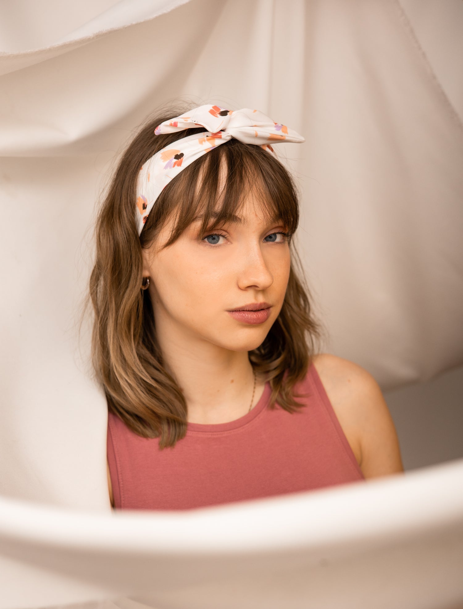 Bandeau à torsader en tissus revalorisés