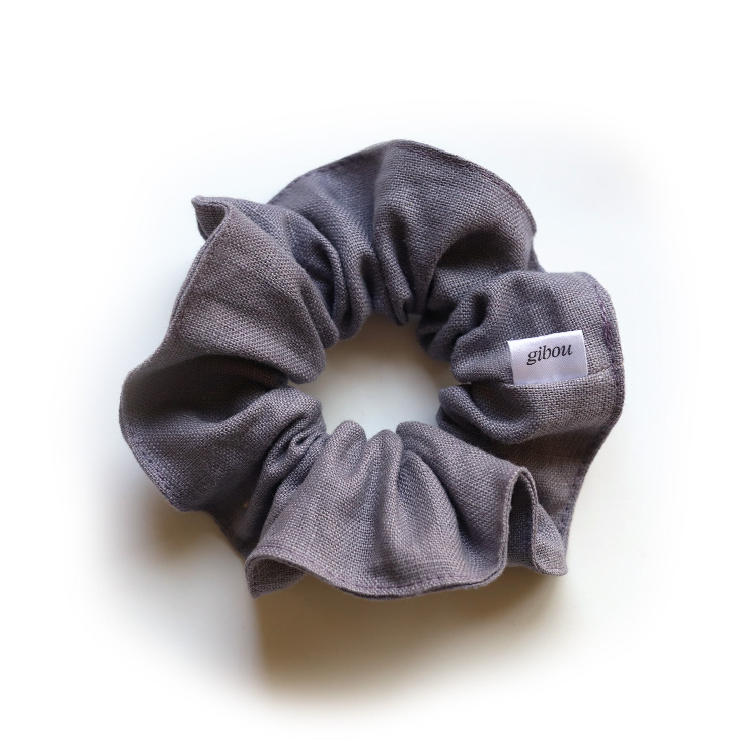 Topstitched scrunchie