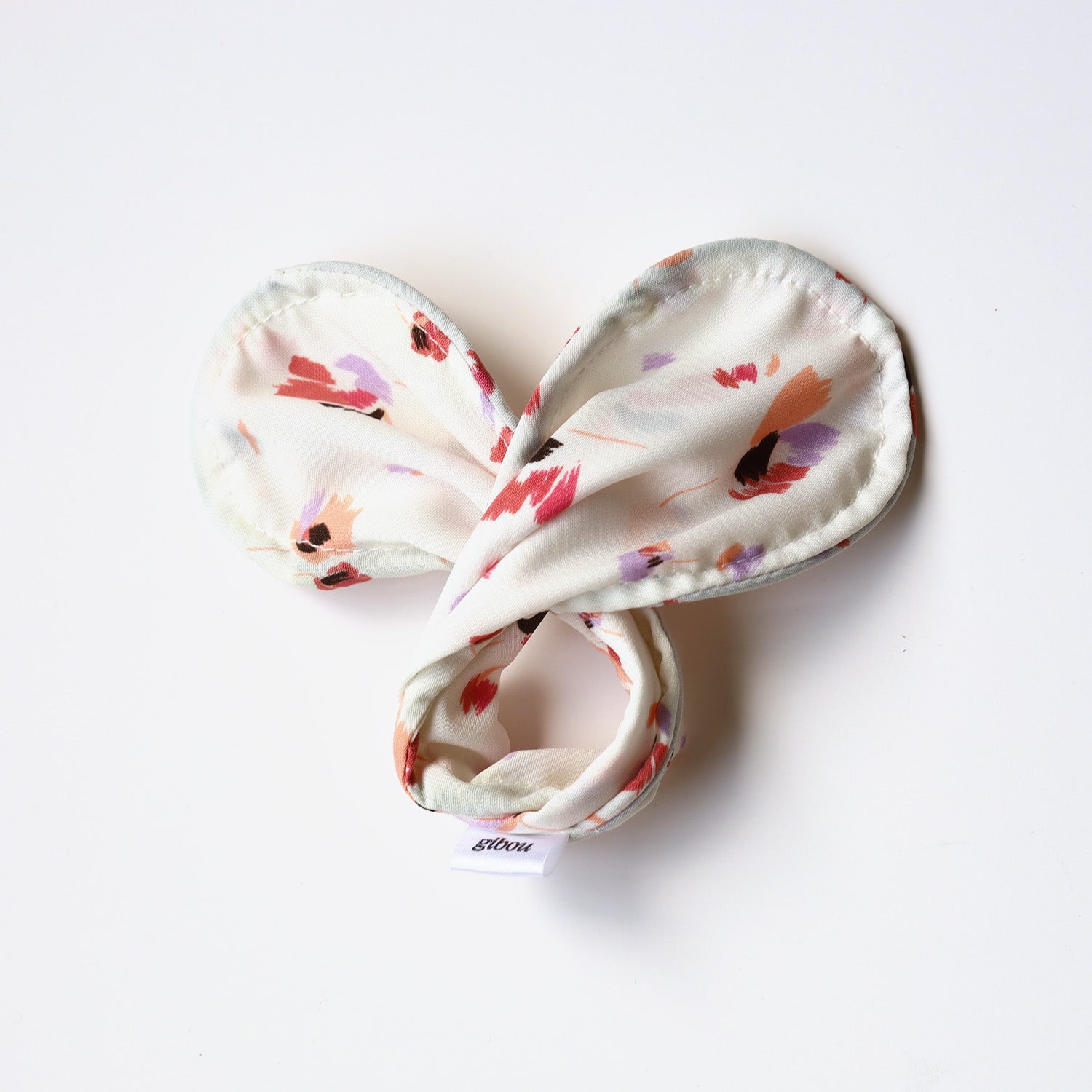 Upcycled fabric bun accessory