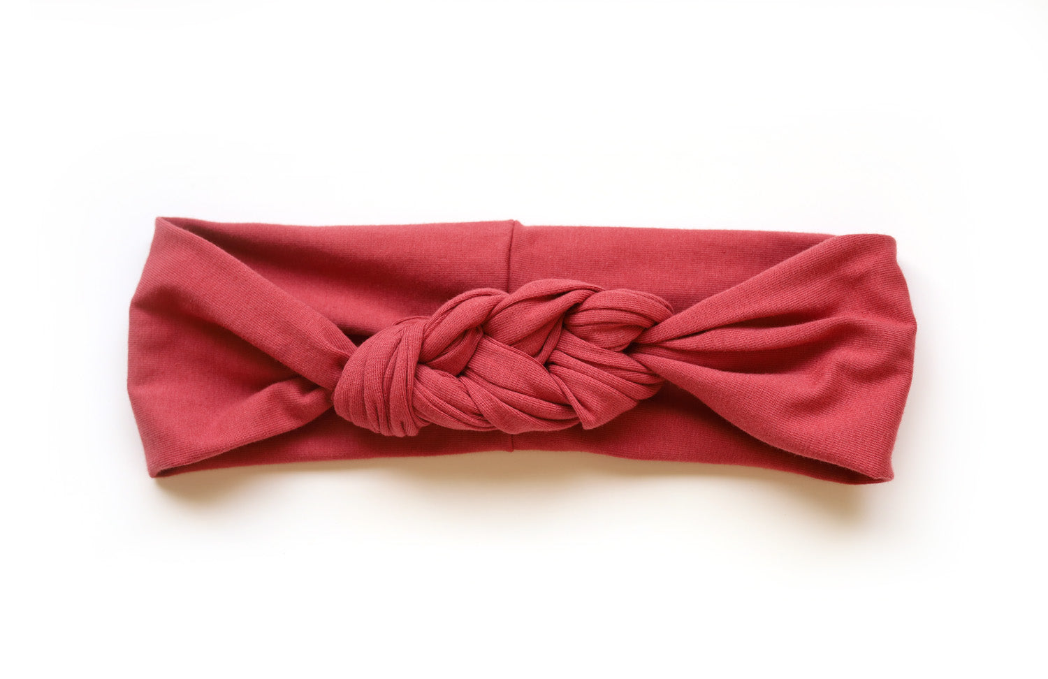 3-knot headband with upcycled fabrics