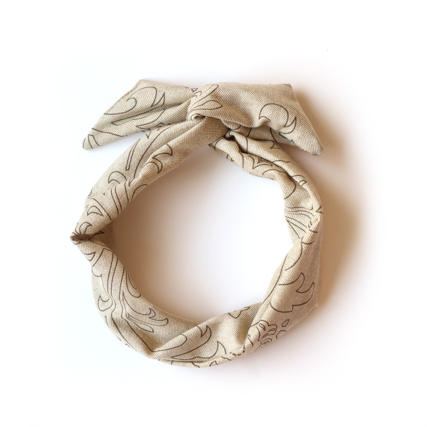 Patterned cotton twist headband