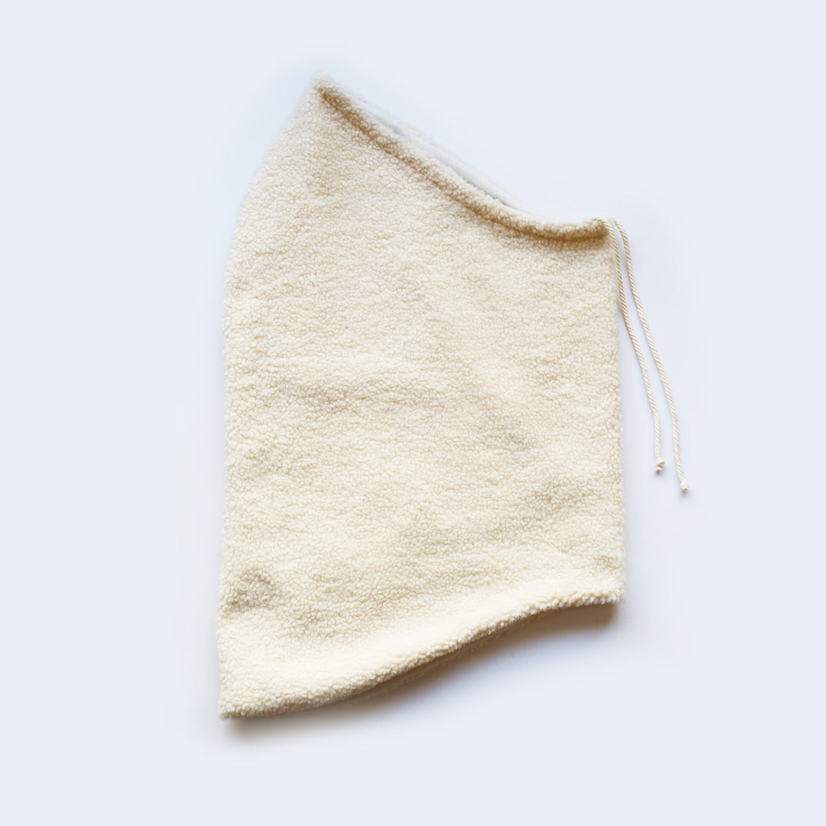 Reversible hooded fleece collar