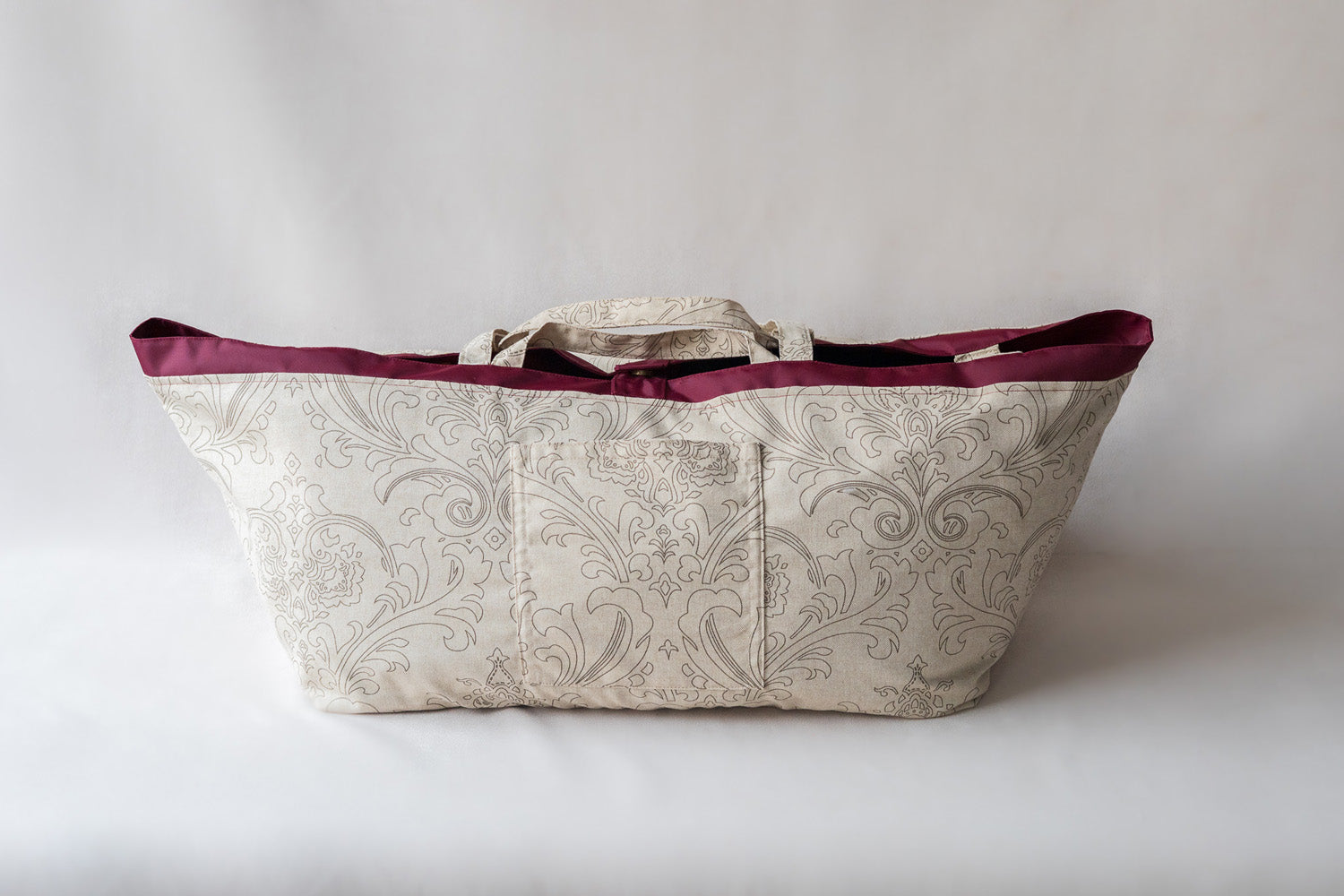 Extra large reversible tote bag