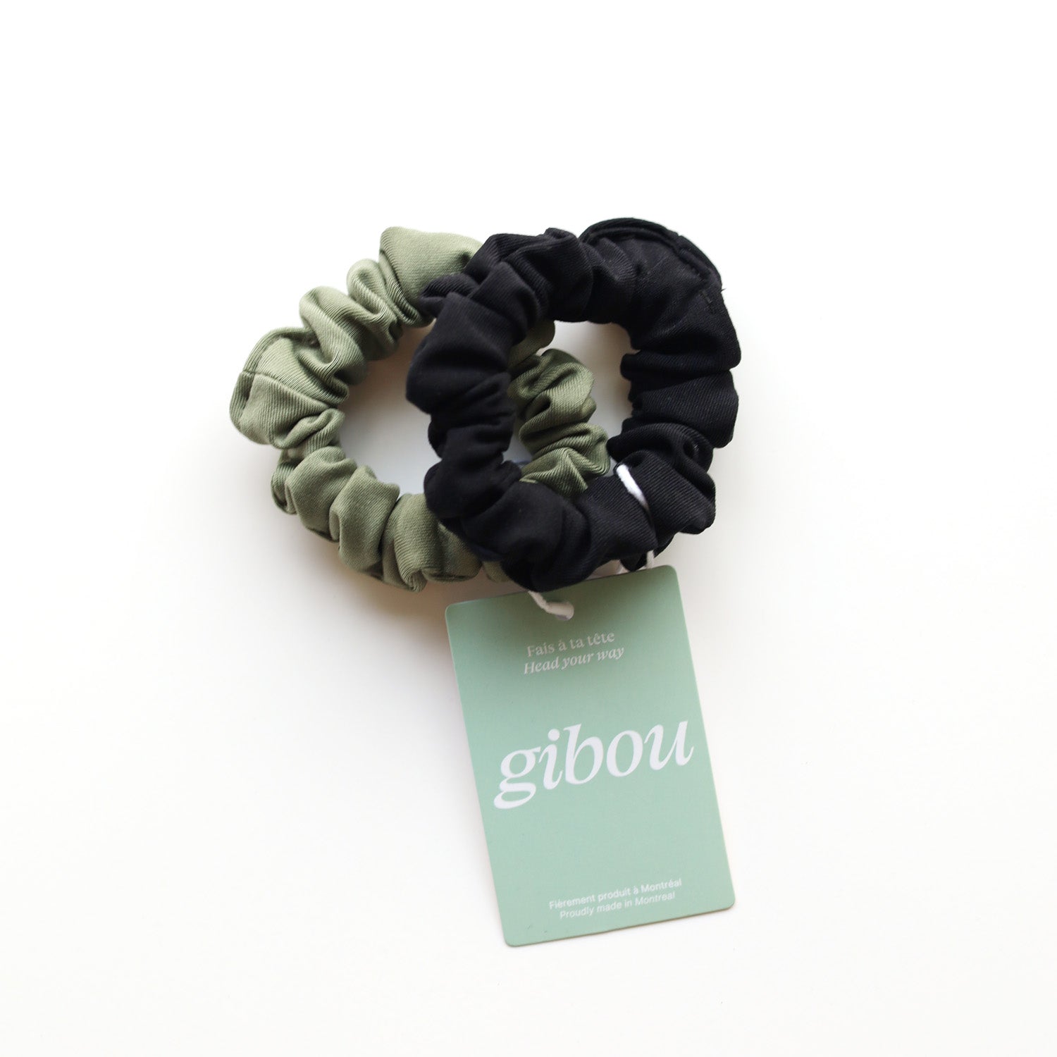Technical Fabric Scrunchies Duo
