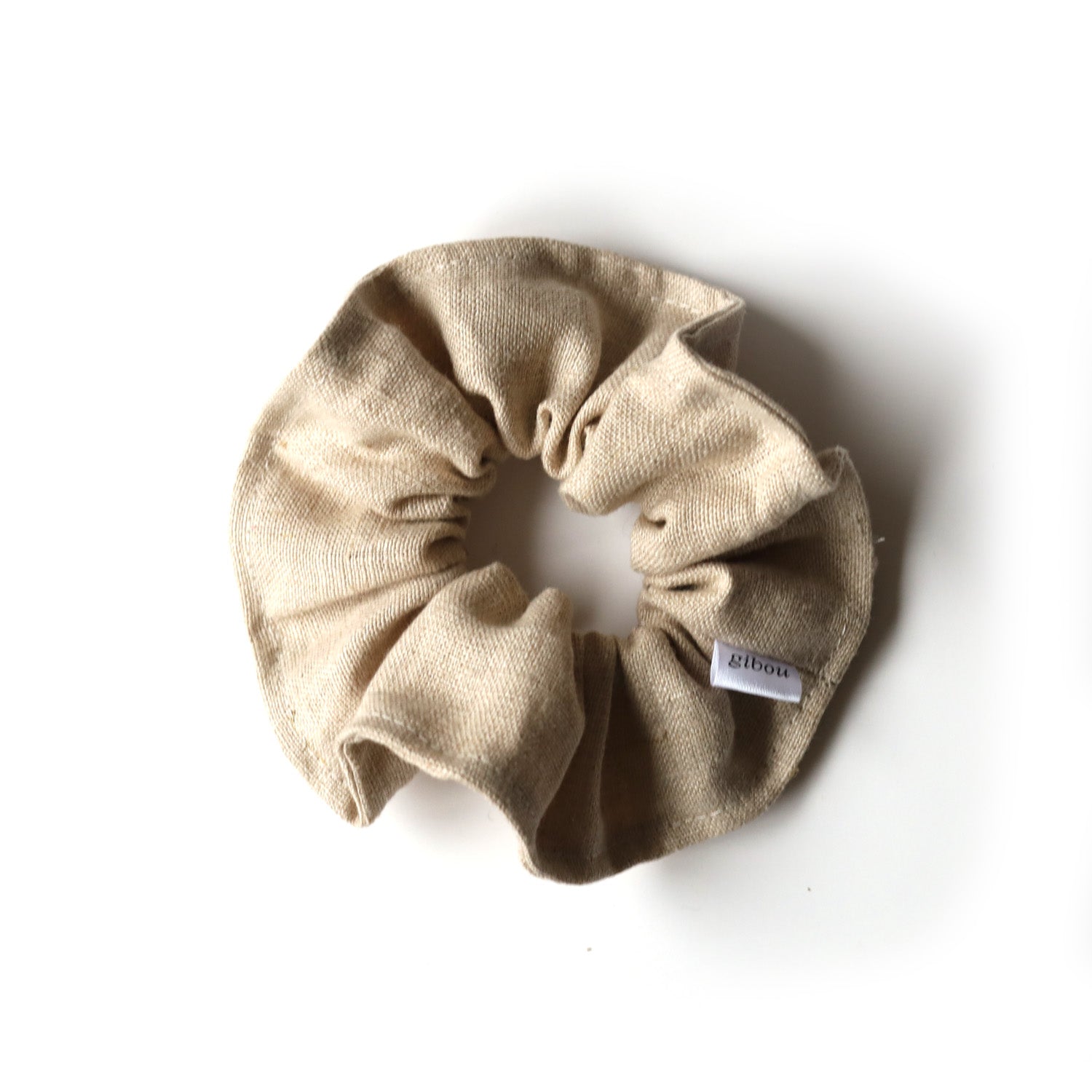 Linen Stitched Scrunchie