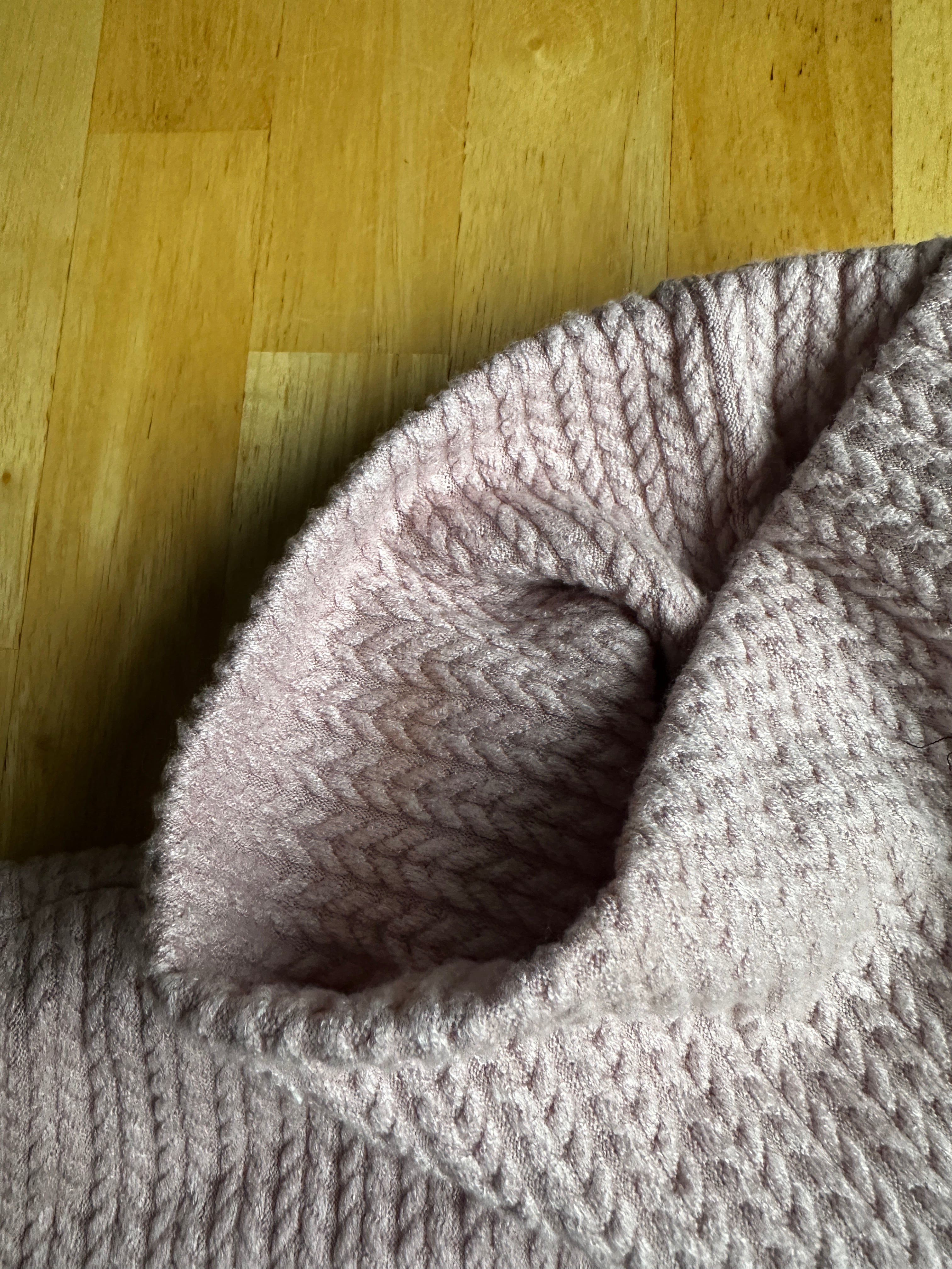 Imparfait - Col roulé écossais rose