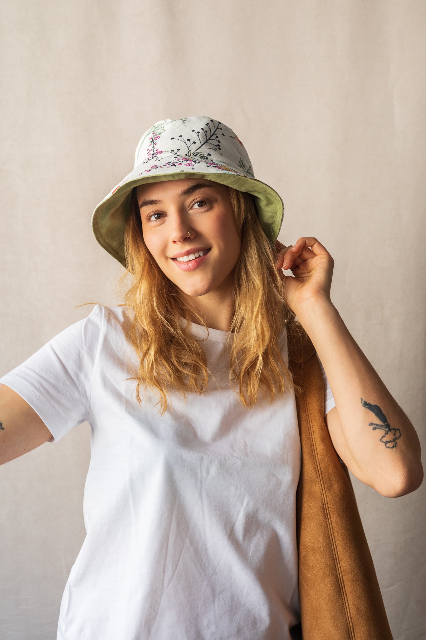 Chapeau bob réversible