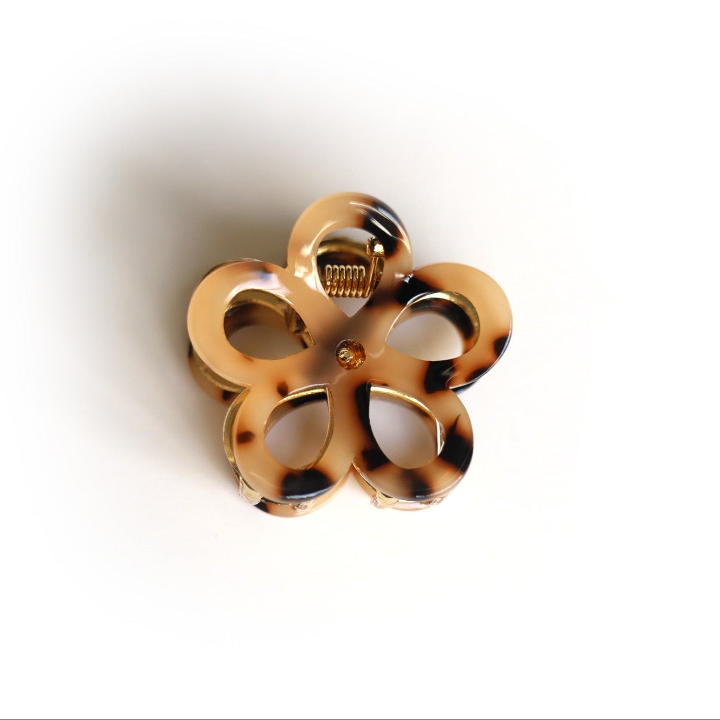 Small floral hair clip