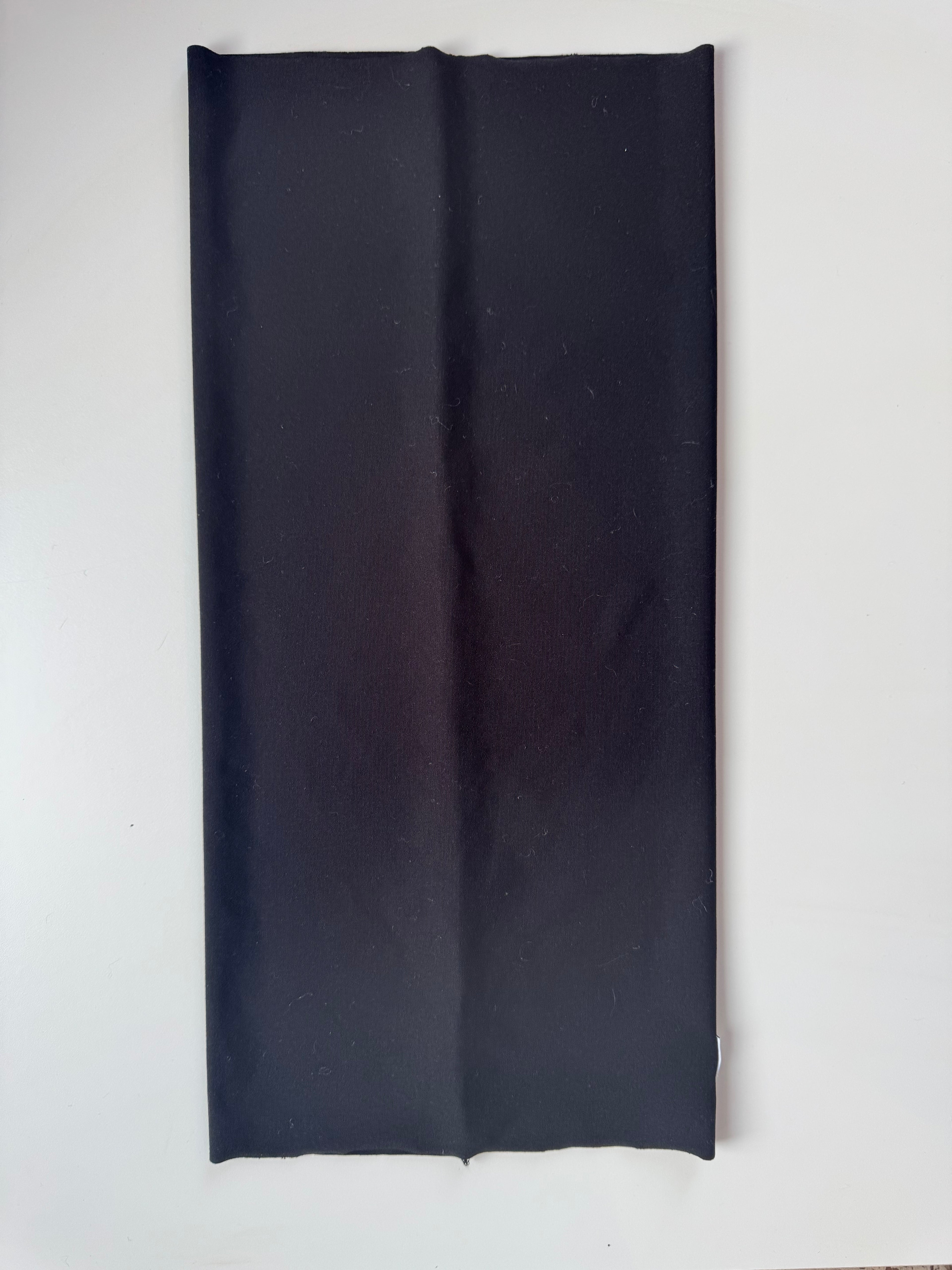 Échantillon - Cache cou sport en cotna noir