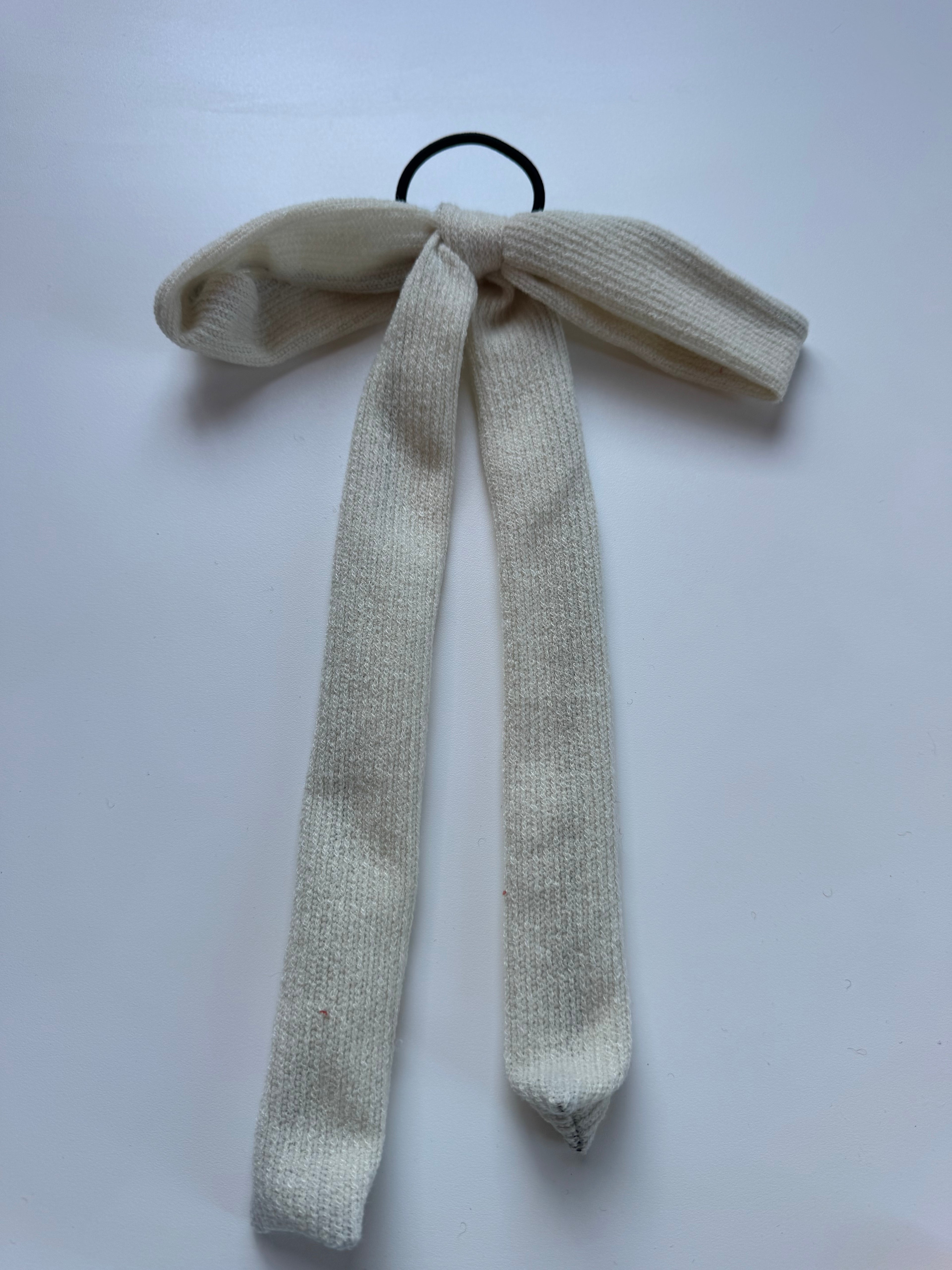 Échantillon - Boucle sur élastique crème