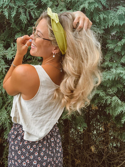 Bandeau à torsader avec tige de métal intégrée