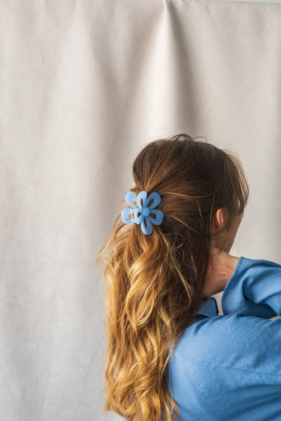 Échantillon - Pince à cheveux floral