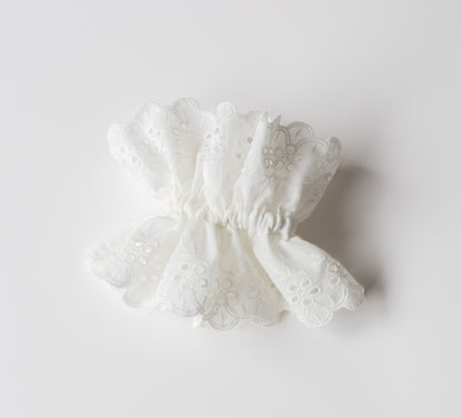 English Embroidery Scrunchie