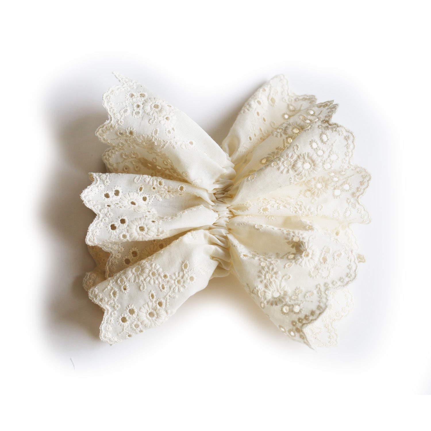 English Embroidery Scrunchie