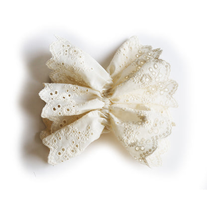 English Embroidery Scrunchie
