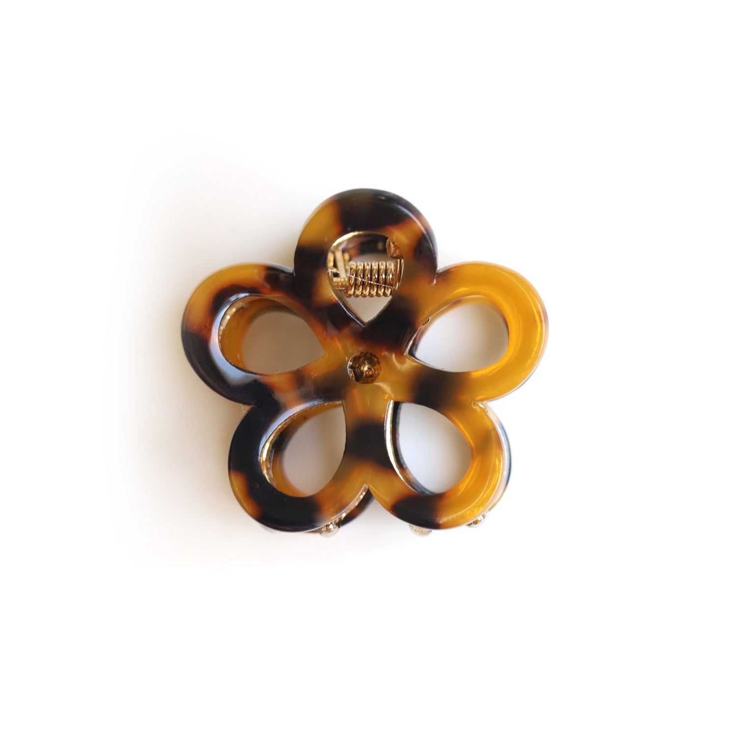 Small floral hair clip