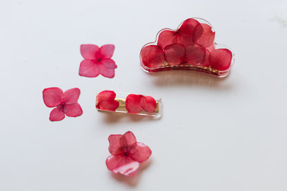 Dried flower shirt button cover