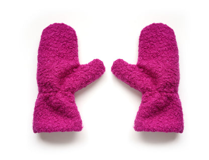 Mitaines en molletonné bouclé