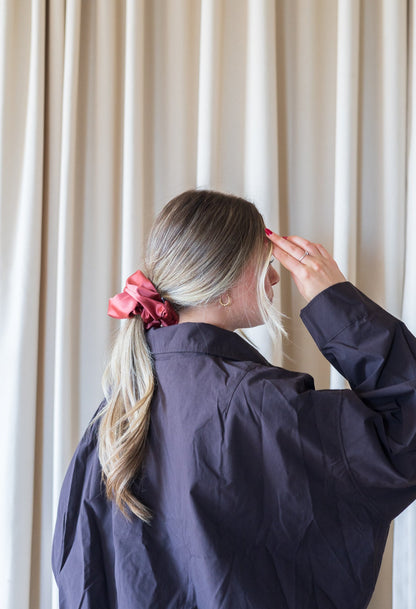 Certified Satin Large Scrunchie