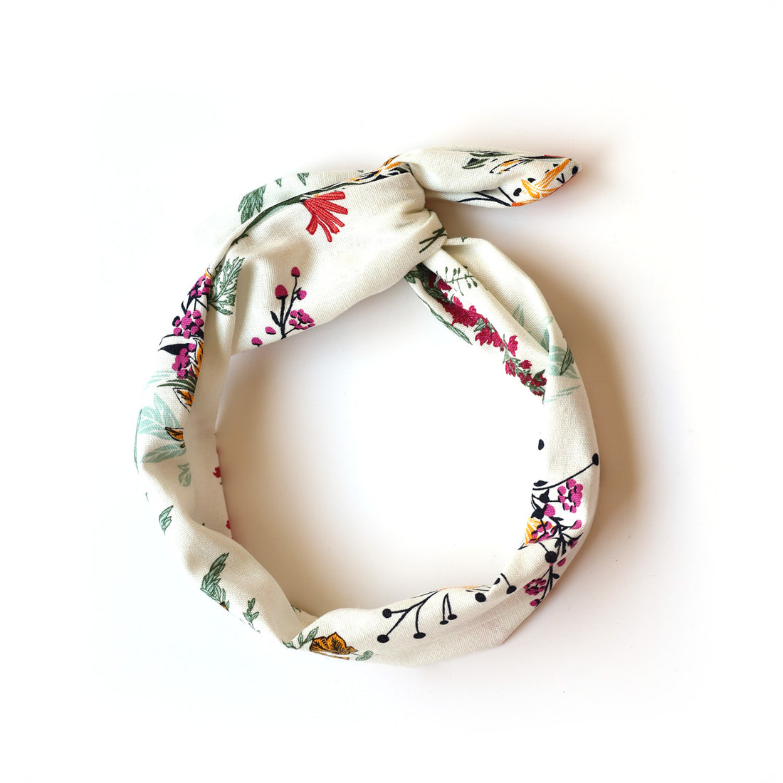 Bandeau à torsader en tissus revalorisés