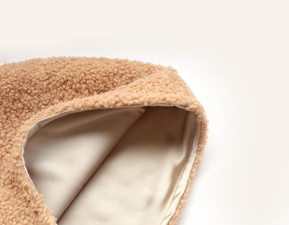 Satin inner hood collar