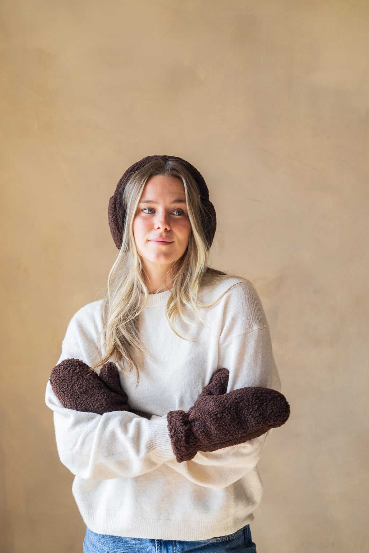 Fleece mittens