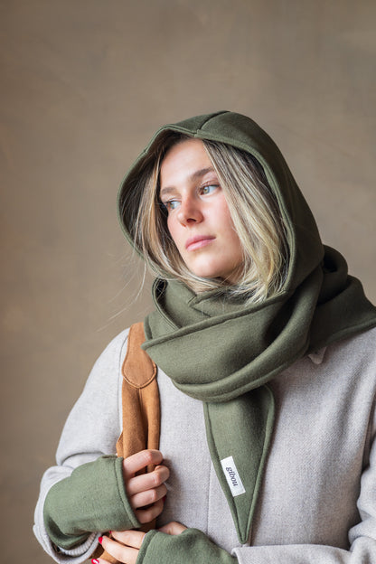 Capuche foulard doppio