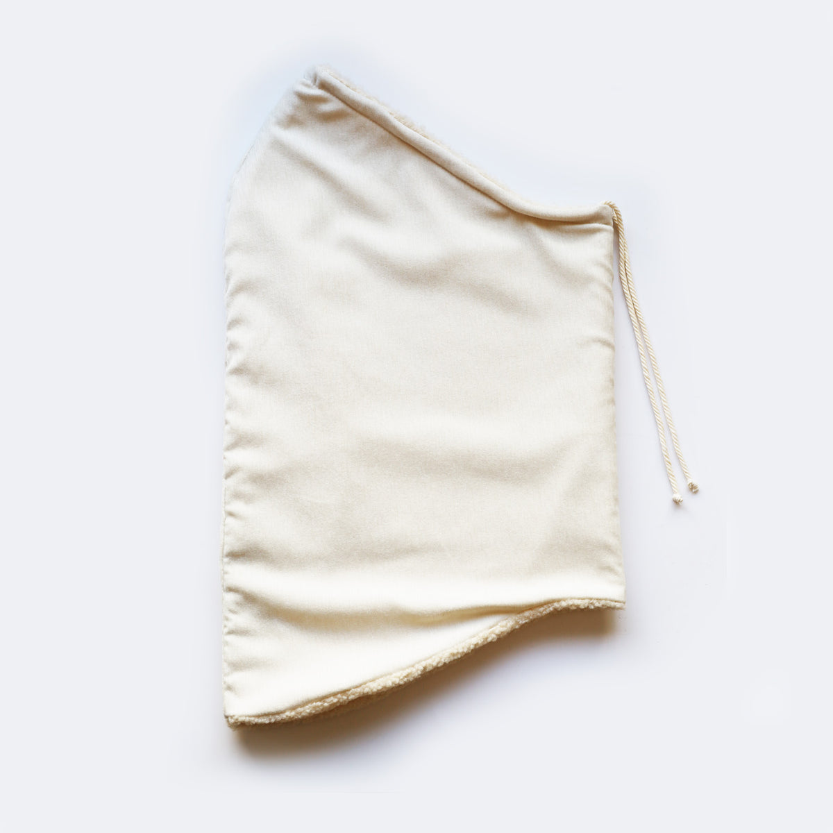 Reversible hooded fleece collar