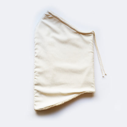 Reversible hooded fleece collar