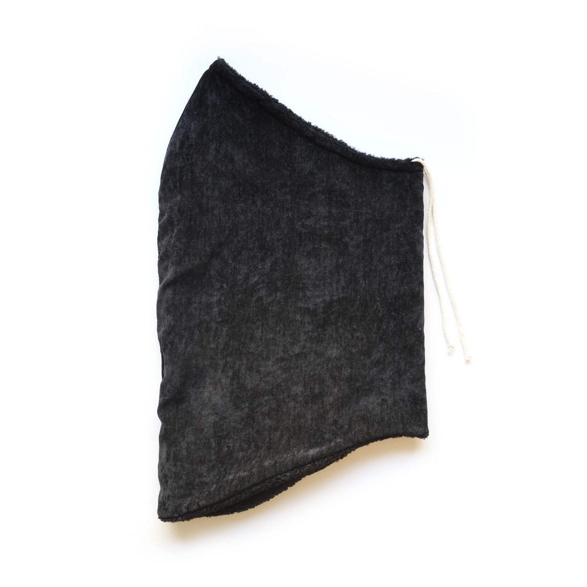 Reversible hooded fleece collar