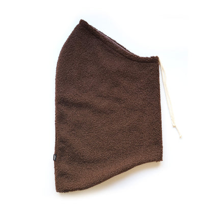 Reversible hooded fleece collar