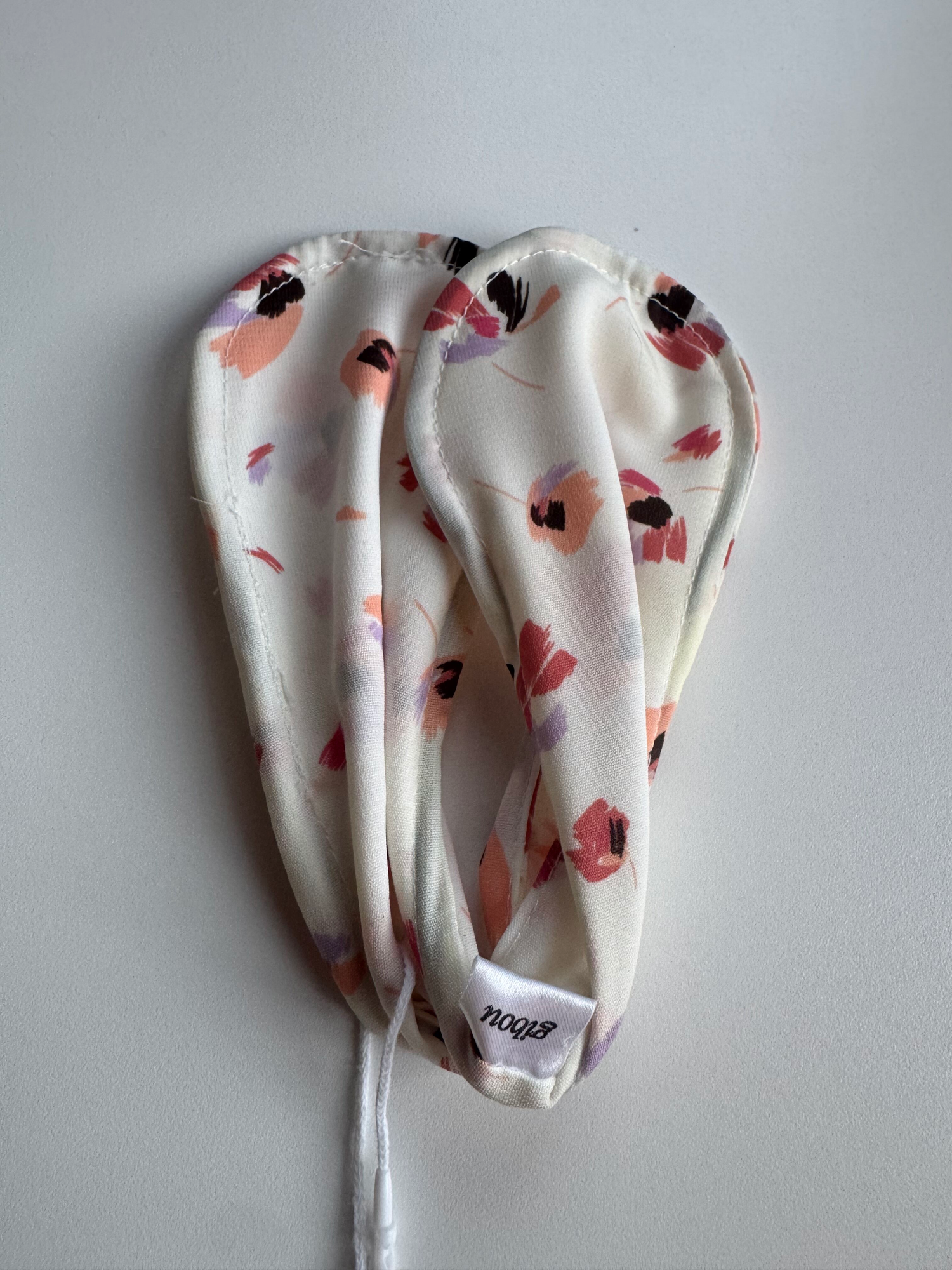 Échantillon - Accessoire à chignon blanc avec petites fleurs