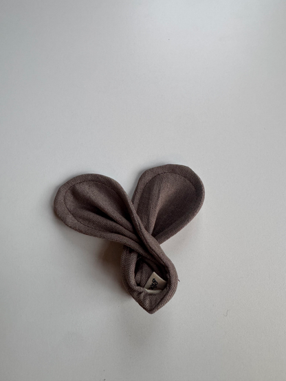 Échantillon - Accessoire mini à chignon brun/gris