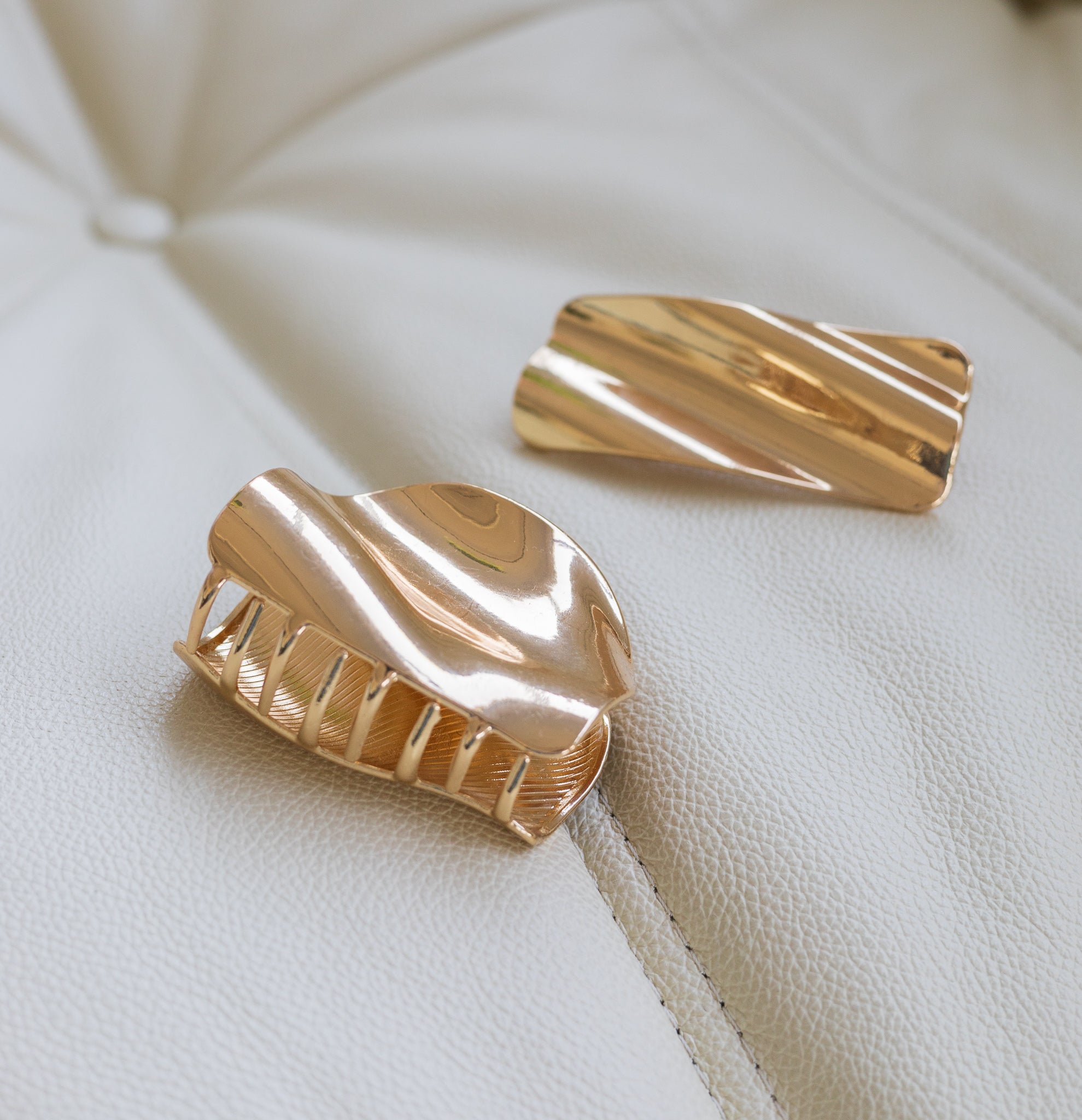Barrette à cheveux métallique Ludi
