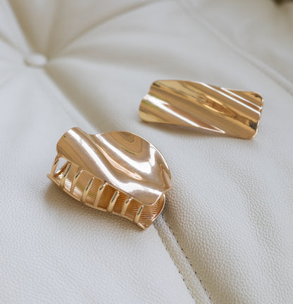 Barrette à cheveux métallique Ludi