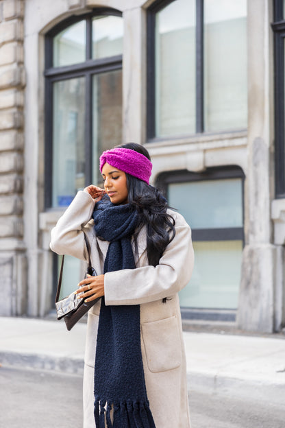 Bandeau en molletonné bouclé