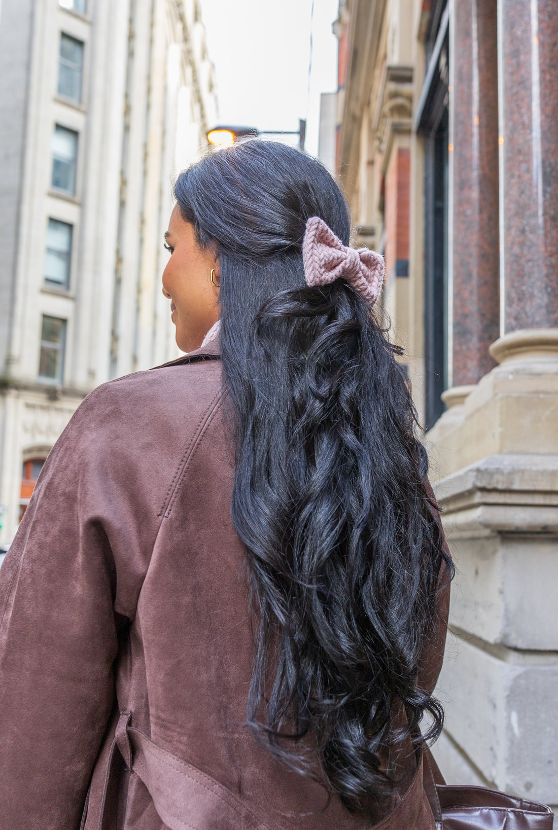 Scottish bow tie on barrette