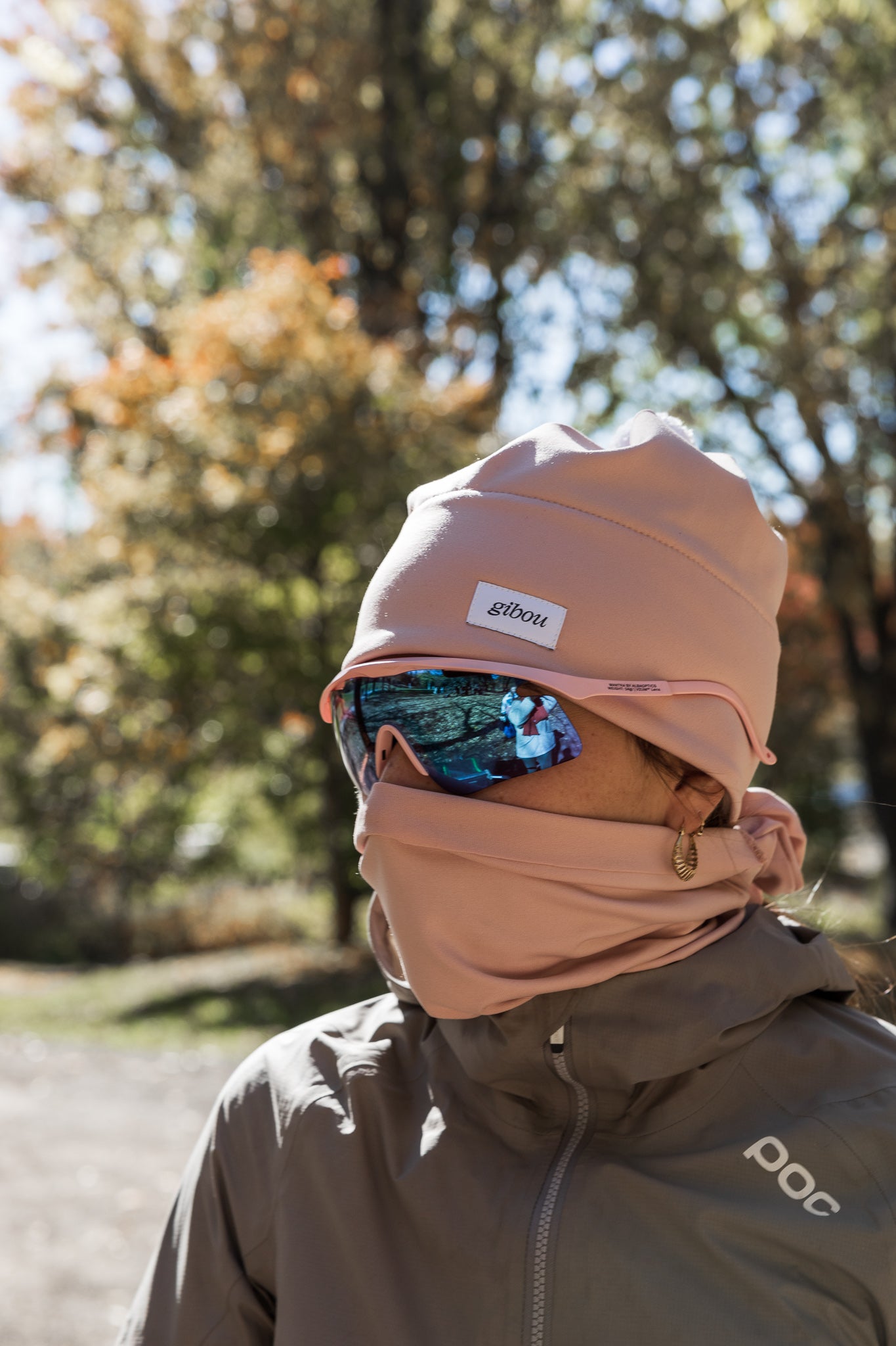 Imparfait - Cache cou sport beige cotna