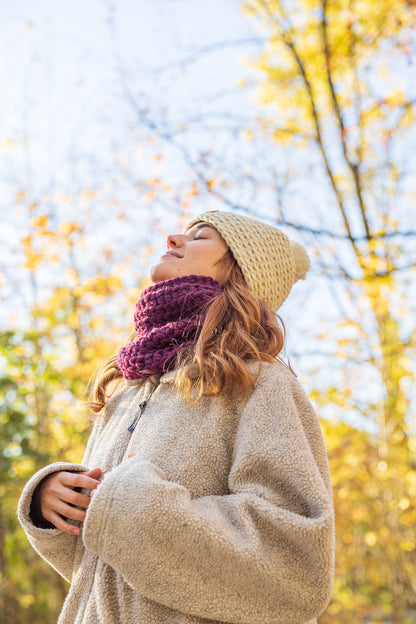 Hand Knit Neck Warmer