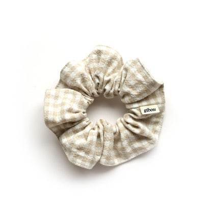 Linen Stitched Scrunchie