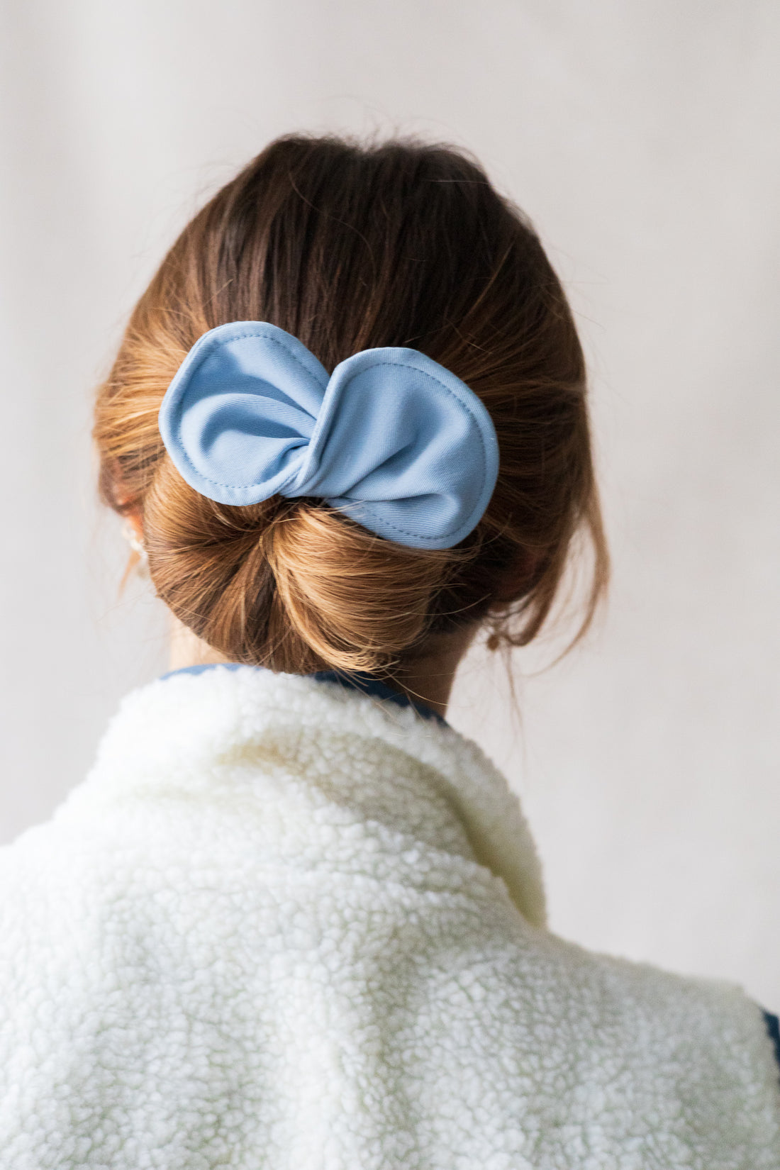 Échantillon - Accessoire à chignon dobby noir