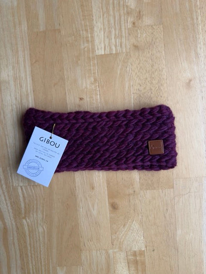 Échantillon - Bandeau tricoté à la main sans doublure