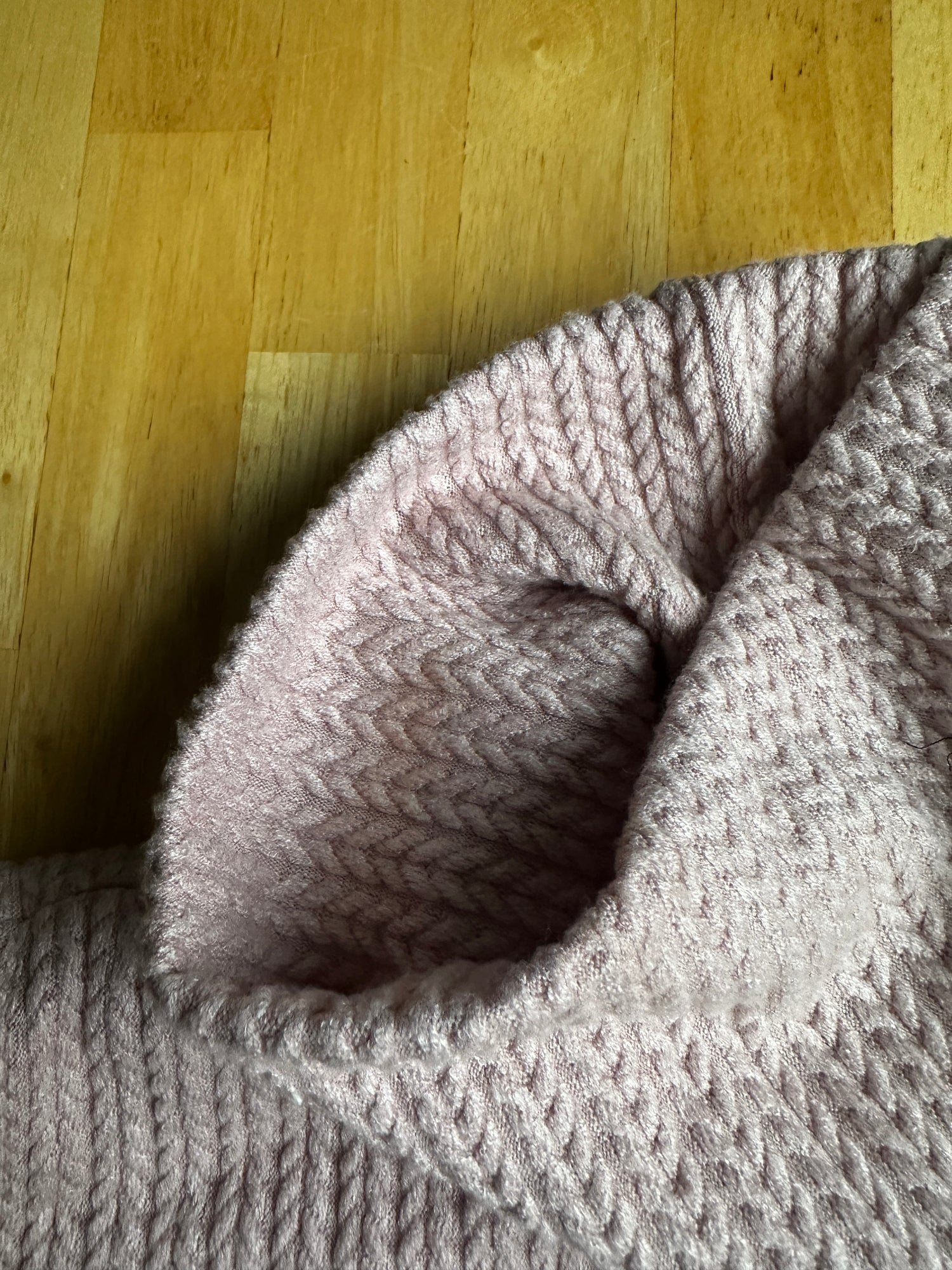 Imparfait - Col roulé écossais rose