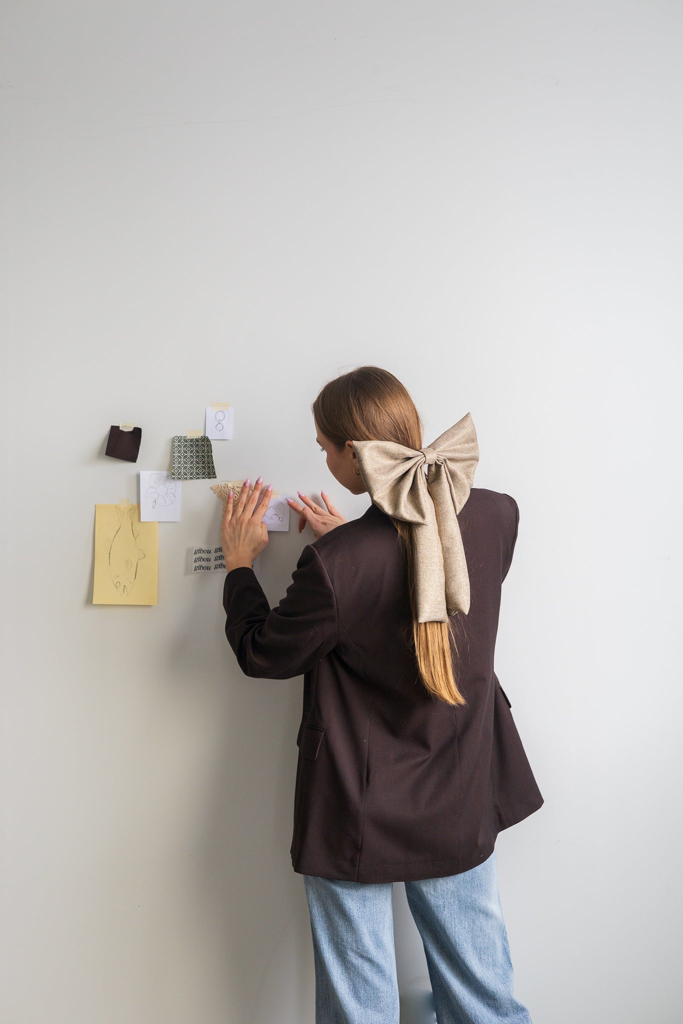 Boucle XXL sur élastique