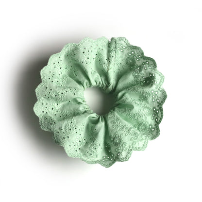 English Embroidery Scrunchie