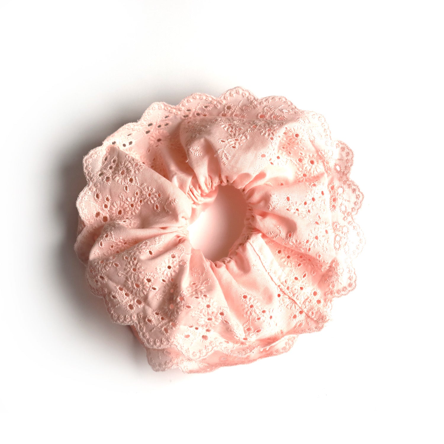 English Embroidery Scrunchie