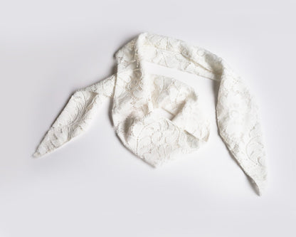 Lace headband scarf