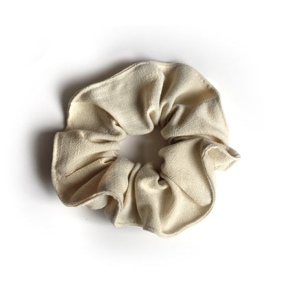 Topstitched scrunchie