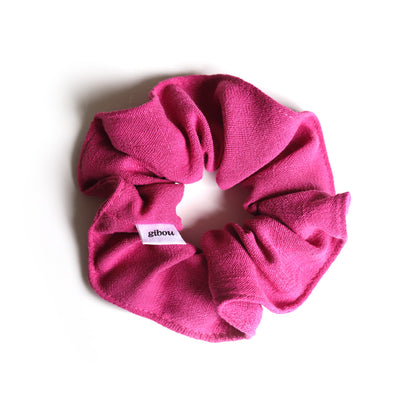 Topstitched scrunchie
